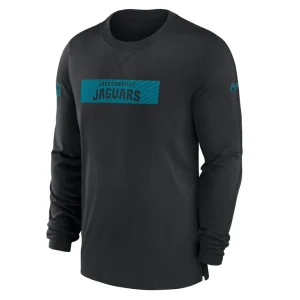 Jacksonville jaguars nike sideline player performance long sleeve t shirt Black M