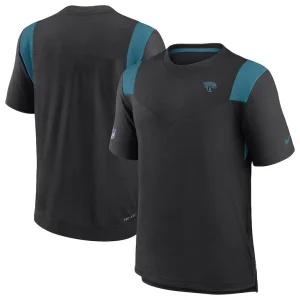 Jacksonville jaguars nike sideline tonal logo performance player t shirt Black