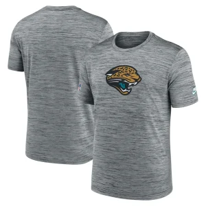 Jacksonville jaguars nike throwback velocity alternate logo performance t shirt Heather gray