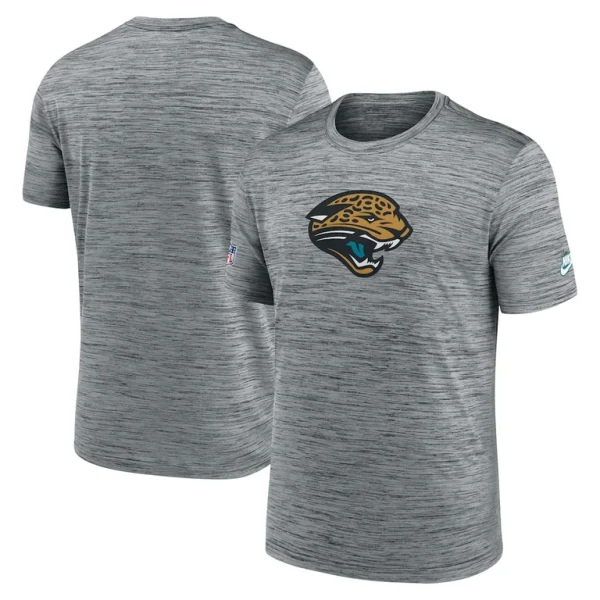 Jacksonville jaguars nike throwback velocity alternate logo performance t shirt Heather gray