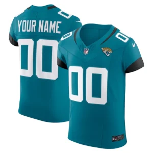 Jacksonville jaguars nike vapor f.u.s.e. elite custom jersey Teal