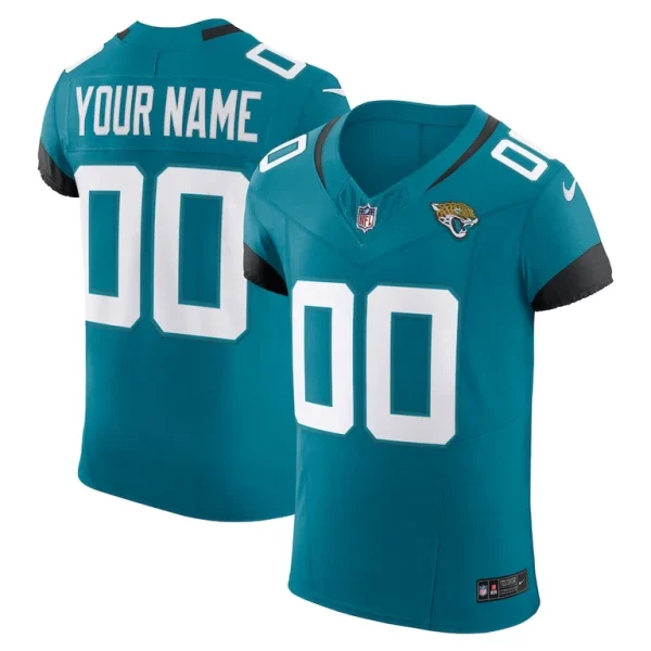 Jacksonville jaguars nike vapor f.u.s.e. elite custom jersey Teal