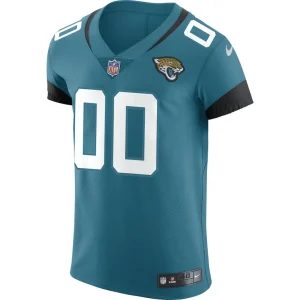 Jacksonville jaguars nike vapor untouchable elite custom jersey Teal 44