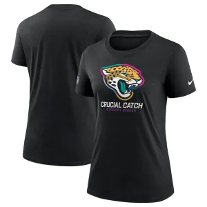Jacksonville jaguars nike womens 2024 nfl crucial catch tri blend t shirt Black