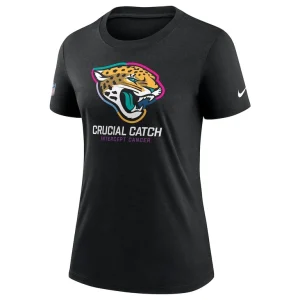 Jacksonville jaguars nike womens 2024 nfl crucial catch tri blend t shirt Black S