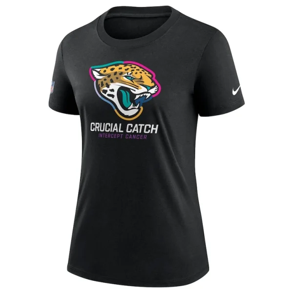 Jacksonville jaguars nike womens 2024 nfl crucial catch tri blend t shirt Black S