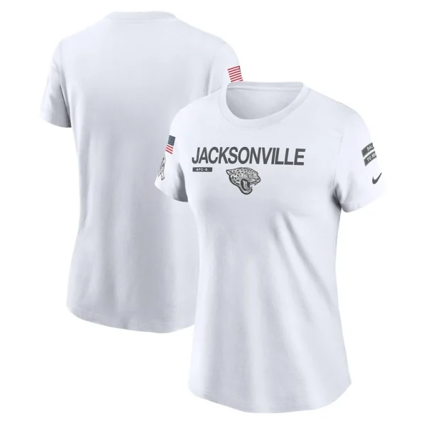 Jacksonville jaguars nike womens 2024 salute to service legend performance t shirt White