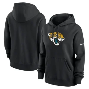 Jacksonville jaguars nike womens club fleece pullover hoodie Black