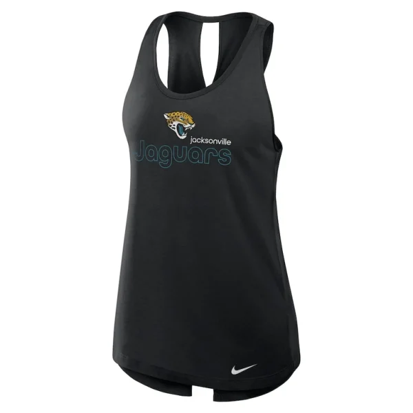 Jacksonville jaguars nike womens crossback performance tank top Black S