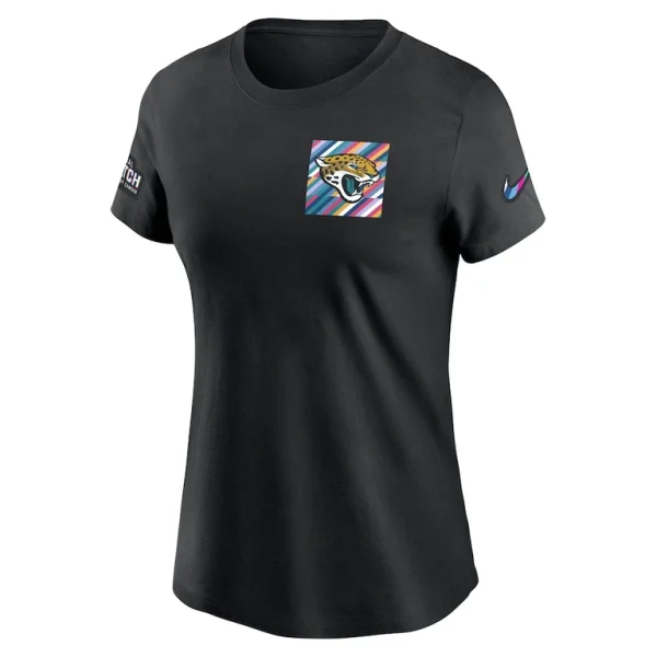 Jacksonville jaguars nike womens crucial catch sideline tri blend t shirt Black S