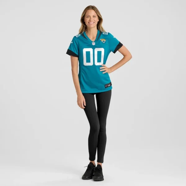 Jacksonville jaguars nike womens custom team jersey Teal XL