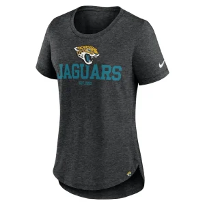 Jacksonville jaguars nike womens fashion tri blend t shirt Heather black S