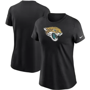 Jacksonville jaguars nike womens logo essential t shirt Black