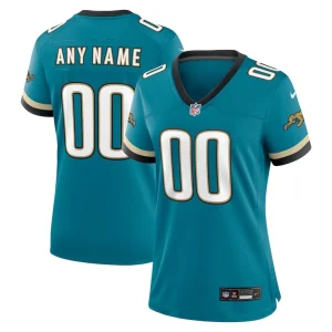 Jacksonville jaguars nike womens prowler throwback custom game jersey Teal