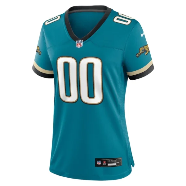 Jacksonville jaguars nike womens prowler throwback custom game jersey Teal M