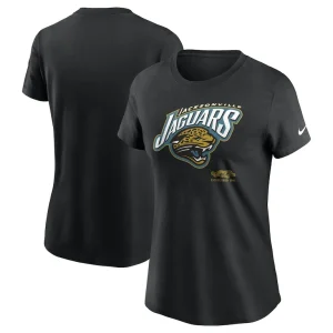 Jacksonville jaguars nike womens prowler throwback est. 1995 t shirt Black