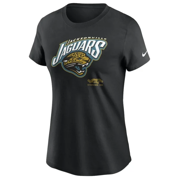 Jacksonville jaguars nike womens prowler throwback est. 1995 t shirt Black M