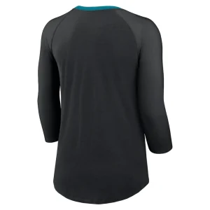 Jacksonville jaguars nike womens raglan 34 sleeve t shirt Black M
