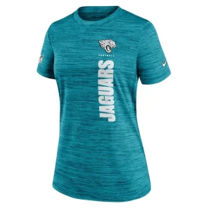 Jacksonville jaguars nike womens sideline velocity performance t shirt Teal S