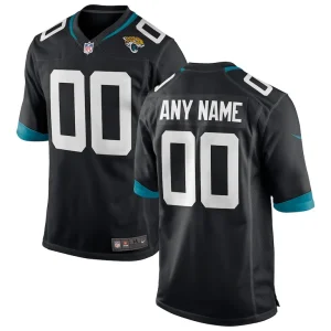 Jacksonville jaguars nike youth custom team color alternate game jersey Black