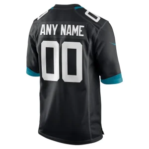 Jacksonville jaguars nike youth custom team color alternate game jersey Black Yth L