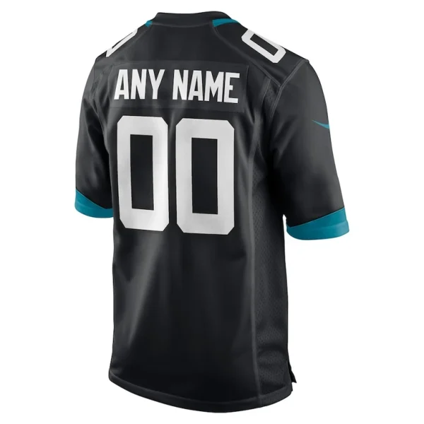 Jacksonville jaguars nike youth custom team color alternate game jersey Black Yth L