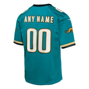 Jacksonville jaguars nike youth prowler throwback custom game jersey Teal Yth L