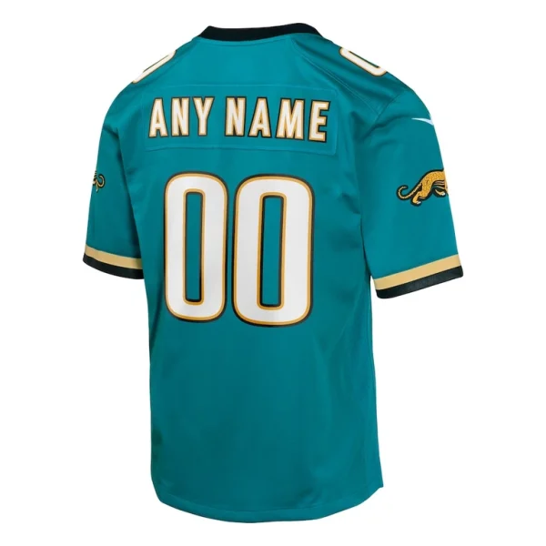 Jacksonville jaguars nike youth prowler throwback custom game jersey Teal Yth L