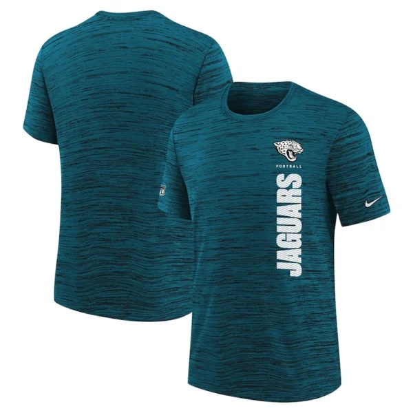 Jacksonville jaguars nike youth sideline velocity performance t shirt Teal