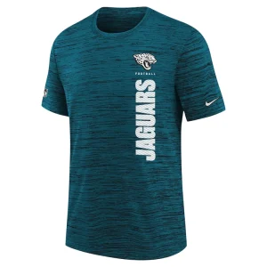 Jacksonville jaguars nike youth sideline velocity performance t shirt Teal Yth M