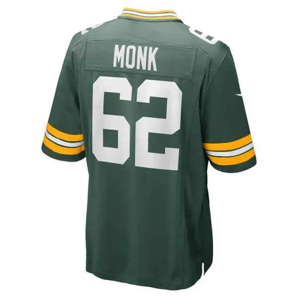 Jacob monk green bay packers nike game jersey Green L