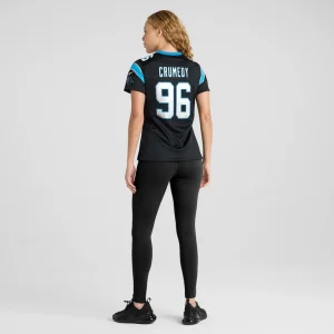 Jaden crumedy carolina panthers nike womens game jersey Black 2XL