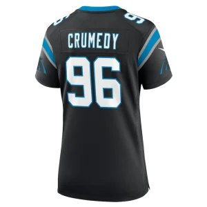 Jaden crumedy carolina panthers nike womens game jersey Black L