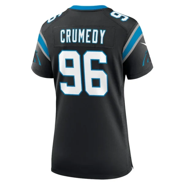 Jaden crumedy carolina panthers nike womens game jersey Black L