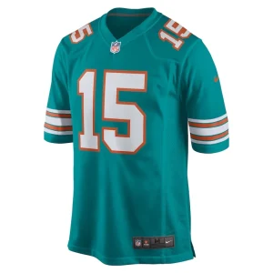 Jaelan phillips miami dolphins nike alternate game jersey Aqua M