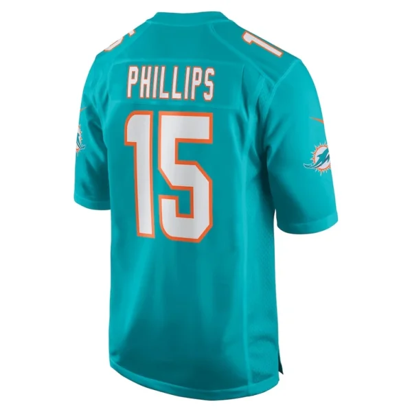Jaelan phillips miami dolphins nike game player jersey Aqua L