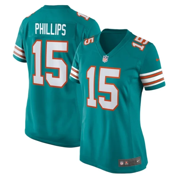 Jaelan phillips miami dolphins nike womens alternate game jersey Aqua