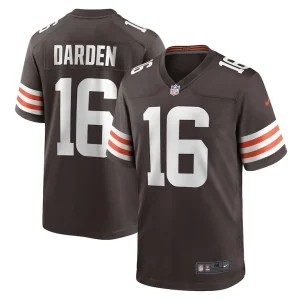 Jaelon darden cleveland browns nike team game jersey Brown