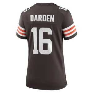 Jaelon darden cleveland browns nike womens team game jersey Brown L
