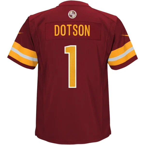 Jahan dotson washington commanders nike toddler game jersey Burgundy 4T