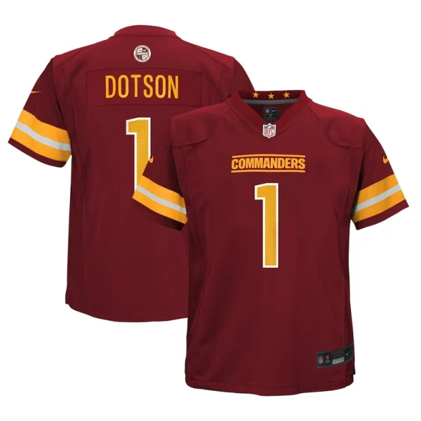 Jahan dotson washington commanders nike toddler game jersey Burgundy