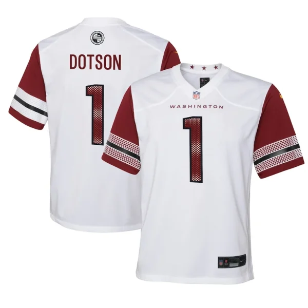 Jahan dotson washington commanders nike youth game jersey White