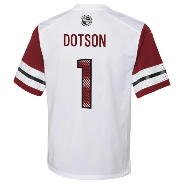 Jahan dotson washington commanders nike youth game jersey White Yth L
