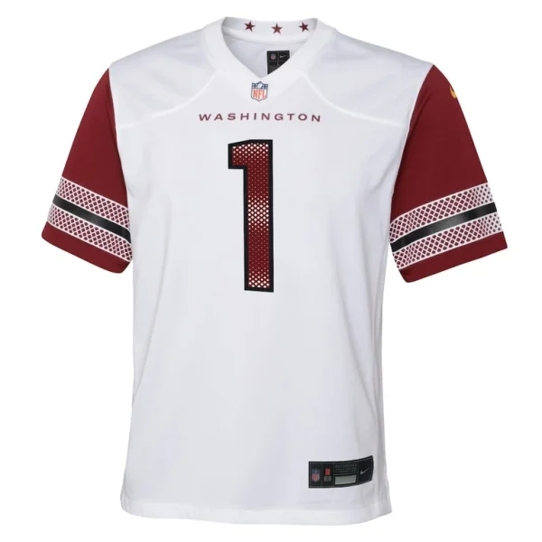 Jahan dotson washington commanders nike youth game jersey White Yth M