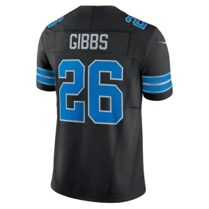 Jahmyr gibbs detroit lions nike 2nd alternate vapor f.u.s.e. limited jersey Black L