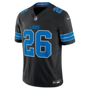 Jahmyr gibbs detroit lions nike 2nd alternate vapor f.u.s.e. limited jersey Black M