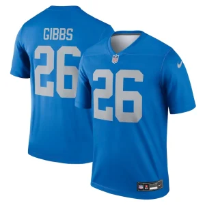 Jahmyr gibbs detroit lions nike alternate legend player performance top Blue