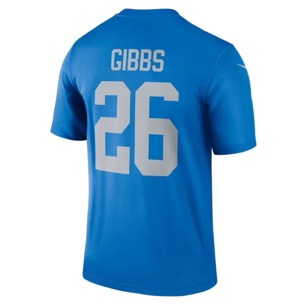 Jahmyr gibbs detroit lions nike alternate legend player performance top Blue L