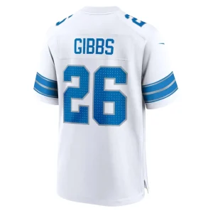 Jahmyr gibbs detroit lions nike game jersey White L