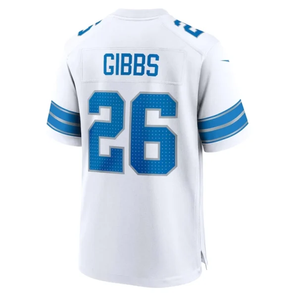 Jahmyr gibbs detroit lions nike game jersey White L